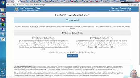 dv lottery 2018|Iba pa.